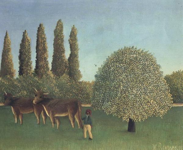 Henri Rousseau THe Pasture Sweden oil painting art